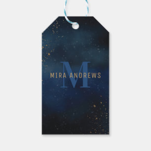 Golden Galaxy Gift Tags