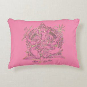 Golden Ganesha - Accent Pillow