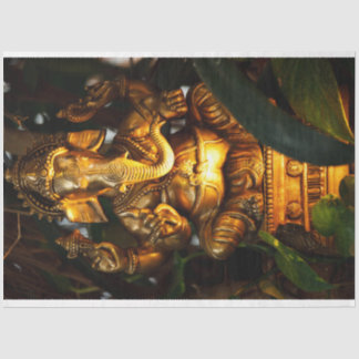 golden ganesha tissue paper