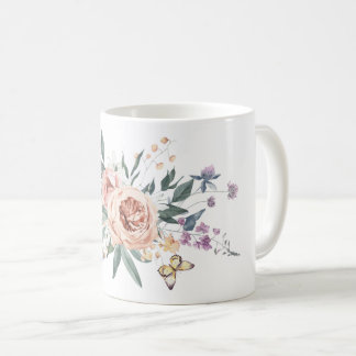 Golden Garden | Chic Girly Flower Mug