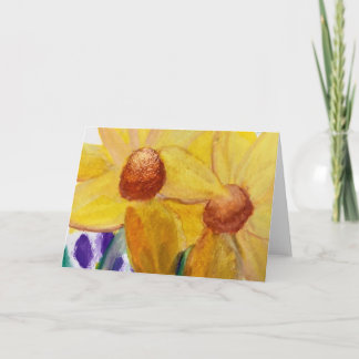 Golden Garden Greeting Card 1
