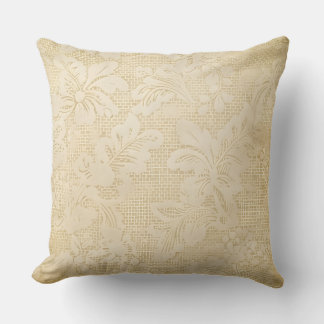 Golden Garden Serenity Throw Pillow Decorative