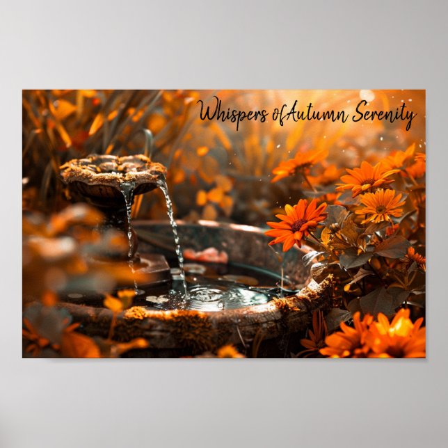 Golden Garden Splendour Poster (Front)