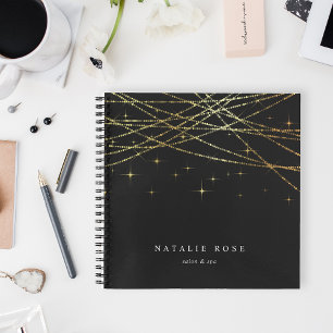 Golden Garland Personalized Notebook