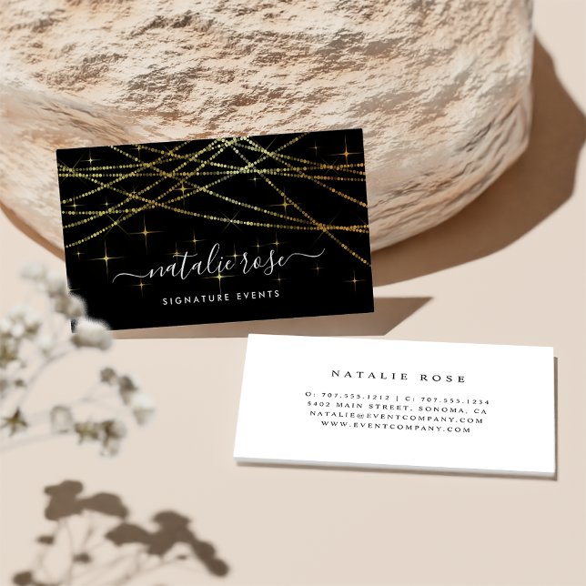 Golden Garland Signature Business Card (Creator Uploaded)