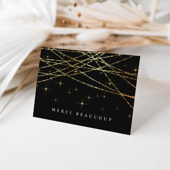 Golden Garland Thank You Cards (Creator Uploaded)