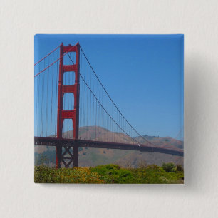 golden gate 15 cm square badge