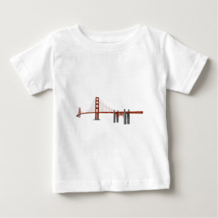 Golden Gate Bridge: 3D Model: Baby T-Shirt