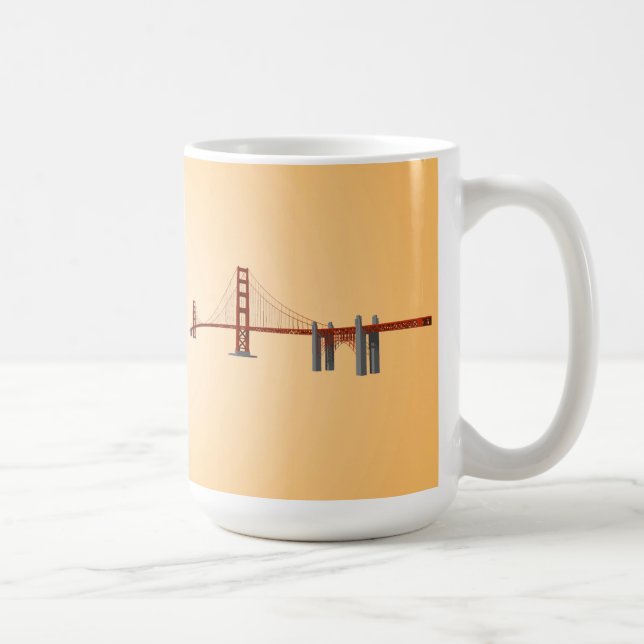 Golden Gate Bridge: 3D Model: Coffee Mug (Right)