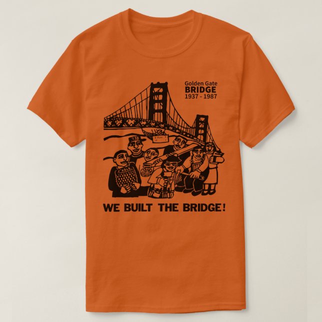 Golden gate bridge 50th anniversary T-Shirt (Design Front)
