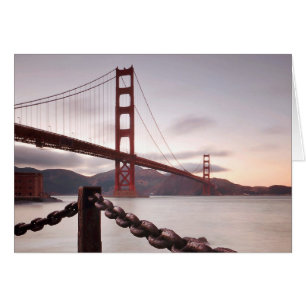 Golden Gate Bridge against mountains
