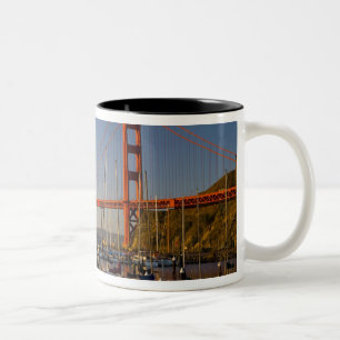 Golden Gate Bridge and San Francisco 2 Two-Tone Coffee Mug