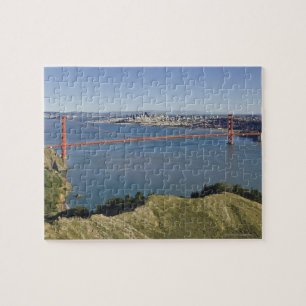 Golden Gate Bridge and San Francisco. 4 Jigsaw Puzzle