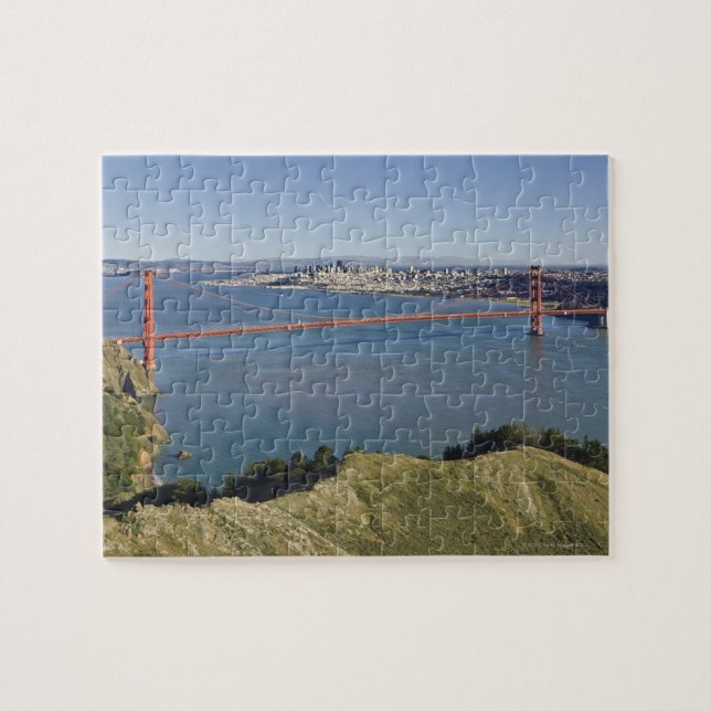Golden Gate Bridge and San Francisco. 4 Jigsaw Puzzle (Horizontal)