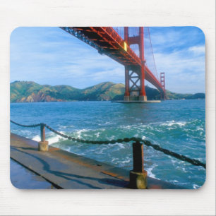Golden Gate bridge and San Francisco Bay 2 Mouse Pad