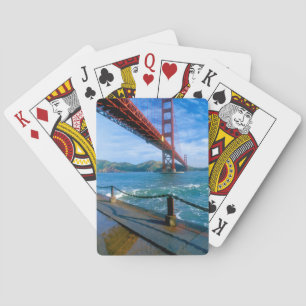 Golden Gate bridge and San Francisco Bay 2 Playing Cards