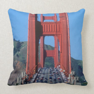 Golden Gate bridge and San Francisco Bay Cushion