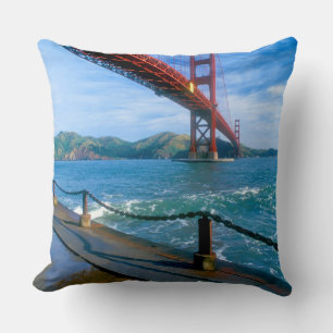 Golden Gate bridge and San Francisco Bay Cushion