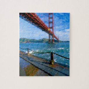 Golden Gate bridge and San Francisco Bay Jigsaw Puzzle