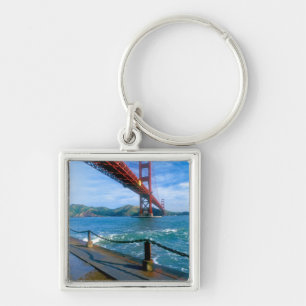 Golden Gate bridge and San Francisco Bay Key Ring