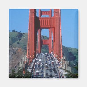 Golden Gate bridge and San Francisco Bay Magnet