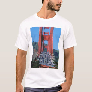 Golden Gate bridge and San Francisco Bay T-Shirt