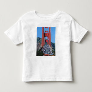 Golden Gate bridge and San Francisco Bay Toddler T-Shirt
