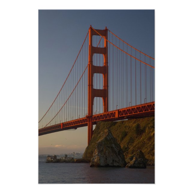 Golden Gate Bridge and San Francisco Photo Print (Front)