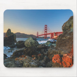 Golden Gate Bridge at Dusk   San Francisco Mouse Pad