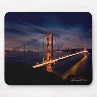 Golden Gate Bridge at Night Mouse Pad