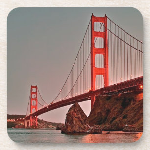 Golden Gate Bridge at Sun Down Coaster