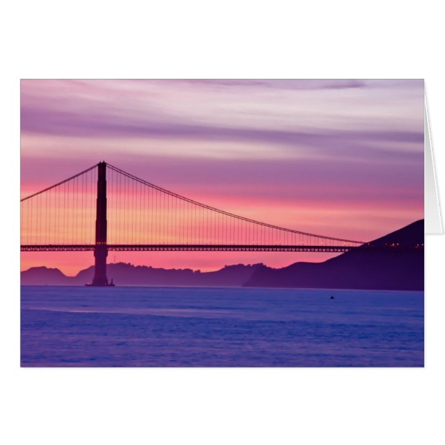 Golden Gate Bridge at Sunset (Front Horizontal)