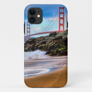 Golden Gate Bridge at sunset iPhone 11 Case