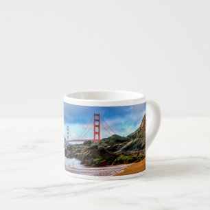 Golden Gate Bridge at sunset Espresso Cup