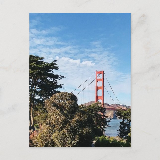 Golden Gate Bridge, California CA Postcard (Front)