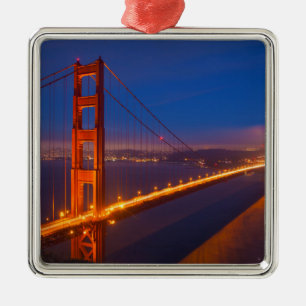 Golden Gate Bridge, California Metal Tree Decoration