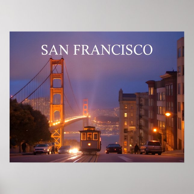 Golden Gate Bridge California - San Francisco  Poster (Front)