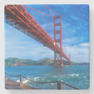 Golden Gate Bridge, California Stone Coaster