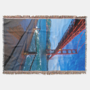 Golden Gate Bridge, California Throw Blanket