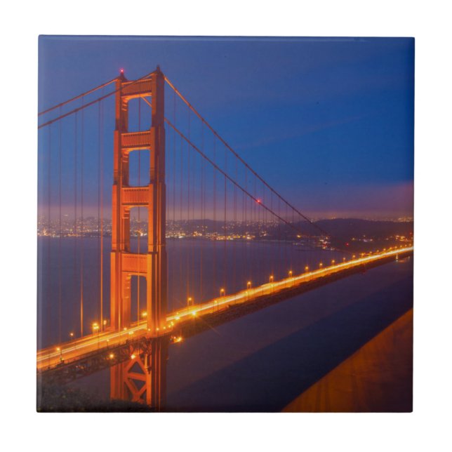 Golden Gate Bridge, California Tile (Front)
