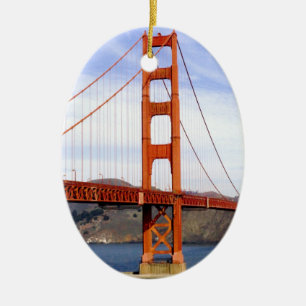 Golden Gate Bridge Ceramic Tree Decoration