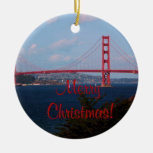 Golden Gate Bridge Christmas Ornament