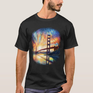 Golden Gate Bridge,Cityscape  T-Shirt
