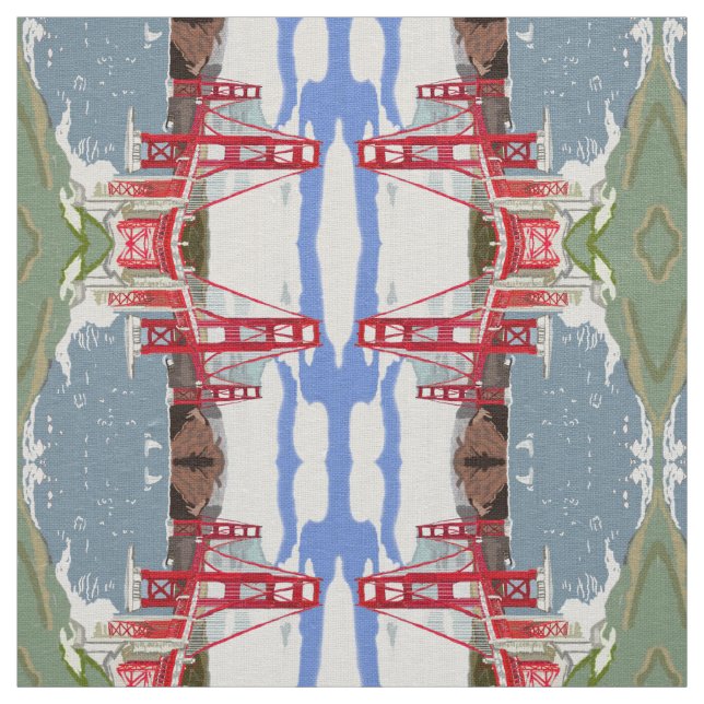 Golden Gate Bridge Fabric (Swatch)