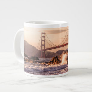 Golden Gate Bridge from Baker Beach Large Coffee Mug
