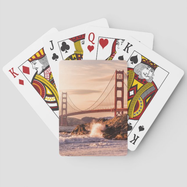 Golden Gate Bridge from Baker Beach Playing Cards (Back)