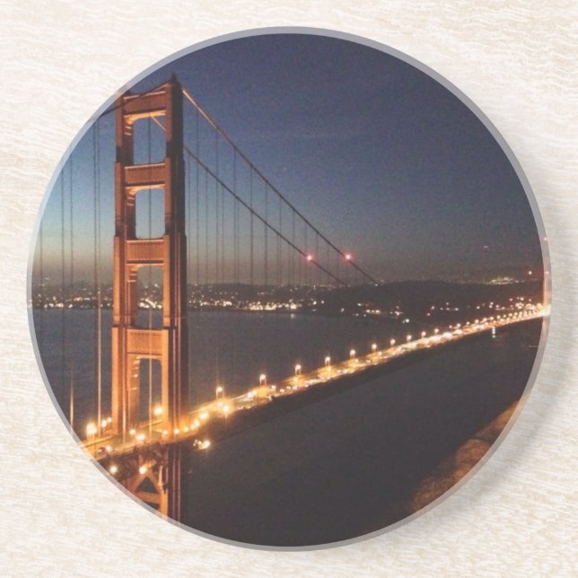 Golden Gate Bridge from Marin headlands Coaster (Front)