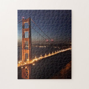 Golden Gate Bridge from Marin headlands Jigsaw Puzzle