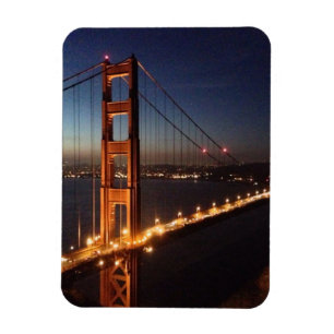 Golden Gate Bridge from Marin headlands Magnet