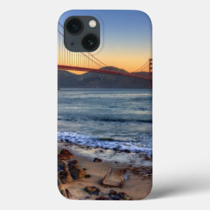 Golden Gate Bridge from San Francisco bay trail. iPhone 13 Case